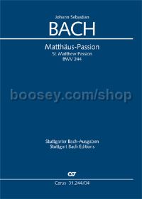 Matthäus-Passion (Vocal Score)