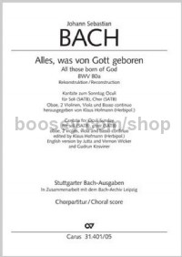 All those born of God (Choral Score)