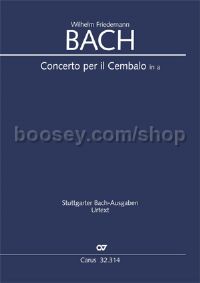 Concerto per il Cembalo in a (Score)