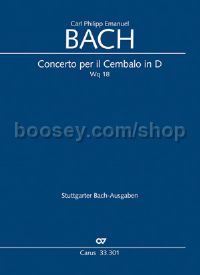 Concerto per il Cembalo in D (Score)