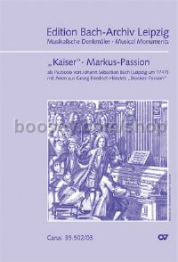 Markus-Passion (Vocal Score)