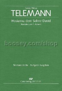Hosianna dem Sohne David (Full Score)