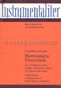 Hamburgische Trauermusik (Score)