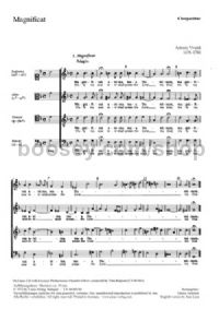 Magnificat RV 610 (SATB Choral Score)