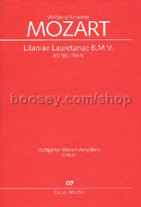Litaniae Lauretanae B.M.V. in D (Full Score)