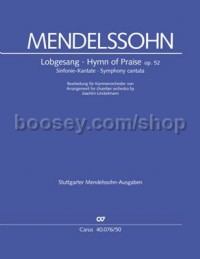 Lobgesang Op. 52 - Hymn of Praise (Score)
