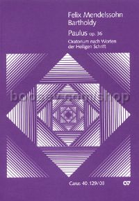 Paulus MWV A 14 (Vocal Score)