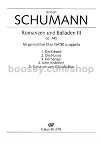 Schumann: Romanzen und Balladen III op. 145 (Mixed Choir)