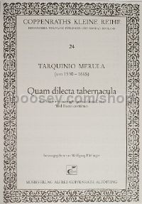 Quam dilecta tabernacula (Score)