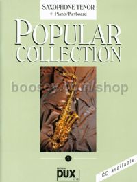 Popular Collection 1 - Tenor Saxophone & Piano/Keyboard