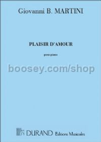 Plaisir d'amour - medium voice & piano