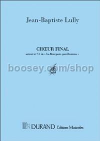 Quels spectacles (from Bourgeois Gentilhomme) - choral part