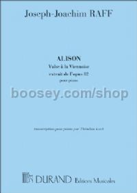 Alison, op. 82 - piano solo