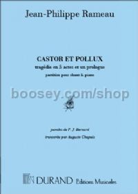 Castor et Pollux (vocal score)