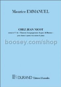 Chez Jean Nicot - mixed choir