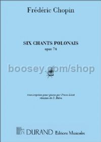 6 Chants polonais Op. 74 - piano