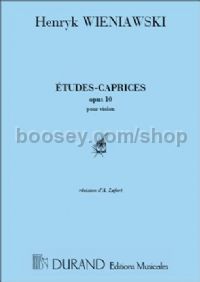 Études-Caprices, op. 10 - violin solo