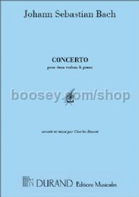 Concerto in D minor, BWV 1042 - 2 violins & piano reduction