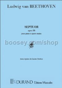 Septuor Op. 20 - piano 4-hands