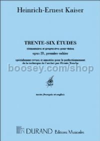 36 Études élémentaires & progressives, op. 20, Vol. 1 - violin