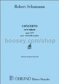 Cello Concerto in A minor, op. 129 - cello & piano