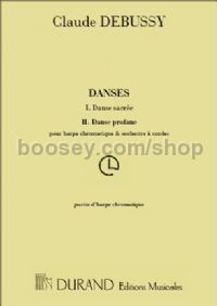 2 Danses (Danse sacrée, Danse profane) - harp
