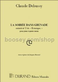 La Soirée dans Grenade (Estampes) - piano 4-hands