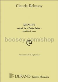 Menuet (Petite Suite, No. 3) - flute & piano