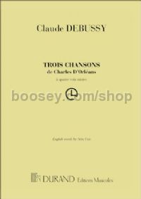 3 Chansons de Charles d'Orléans - mixed choir