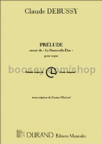 Prélude (La Damoiselle élue) -  organ