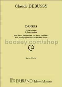 2 Danses (Danse sacrée, Danse profane) - harp reduction