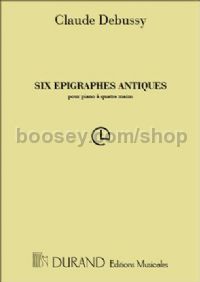 Six Épigraphes antiques - piano 4-hands
