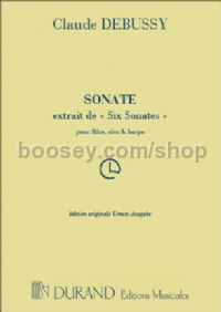 Sonata for flute, viola & harp (set of parts)
