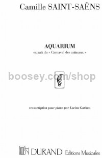 Aquarium (Le Carnaval des animaux, No. 7) - piano