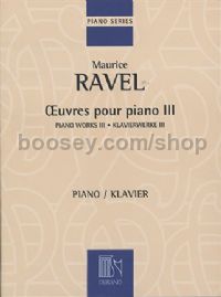 Oeuvres pour piano III