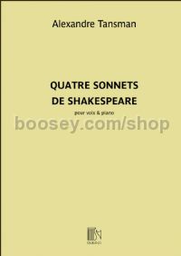 Quatre Sonnets De Shakespeare (Vocal & Piano)