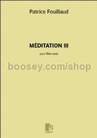 Méditation III (Flute)