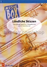 Ländliche Skizzen - Flugel Horn (Score & Parts)