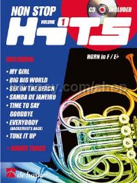 Non Stop Hits Vol. 1 - F/Eb Horn (Book & CD)