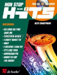 Non Stop Hits Vol. 2 - Alto Saxophone (Book & CD)