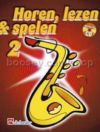 Horen Lezen & Spelen 2 altsaxofoon - (Book & CD)