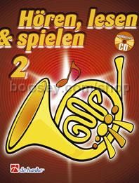 Hören, Lesen & Spielen 2 Horn in F - Horn (Book & CD)