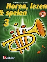 Horen Lezen & Spelen 3 trompet (Book & CD)