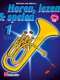 Horen Lezen & Spelen 1 althoorn - Eb Horn (Book & CD)