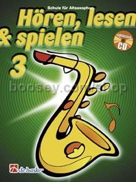 Hören, Lesen & Spielen 3 Altsaxophon - (Book & CD)
