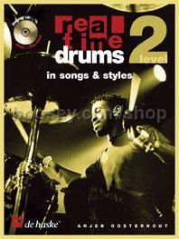 Real Time Drums in Songs & Styles (Book & CD - Dutch)