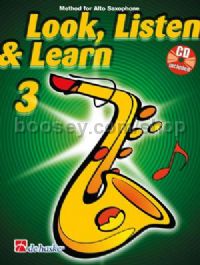 Look, Listen & Learn 3 Alto Saxophone - (Book & CD)