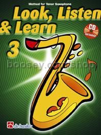 Look, Listen & Learn 3 Tenor Saxophone (Book & CD)