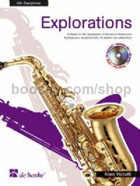 Explorations (Book & CD) - Alto Saxophone