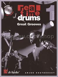 Real Time Drums-Great Grooves (Book & CD - English)